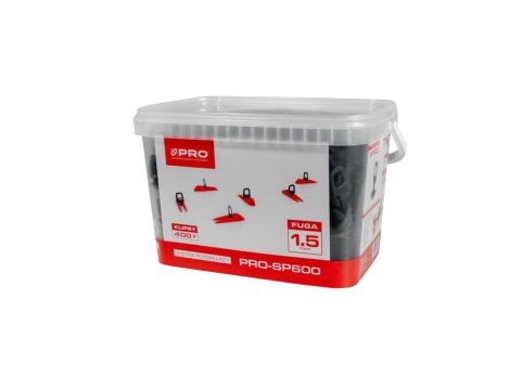 PRO SYSTEM POZIOMUJĄCY PRO-SP600 KLIPSY 1,5 MM , 400 SZTUK  PRO-SP615