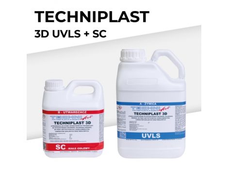 TECHNIPLAST 3D - UVLS + TECHNIPLAST 3D- SC ŻYWICA DO ODLEWÓW DO 2 CM 14  KG