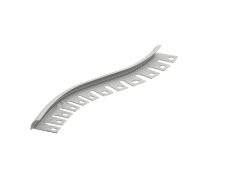 Listwa aluminiowa owalna łukowa "AOWŁ"2,5m/10mm