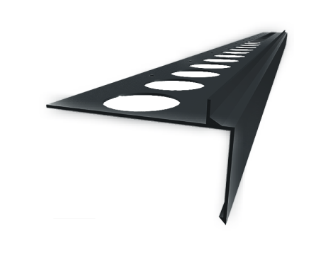 Celox profil prosty balkonowy , okapowy PRIAMY 2,5m antracyt