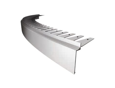 Celox profil balkonowy  łukowy PRIAMY FLEXI 2,5m naturalna aluminium