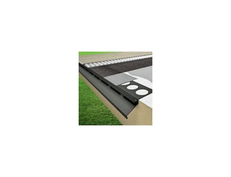 Celox profil balkonowy  DRIP prosty 2,5m  braz - 4