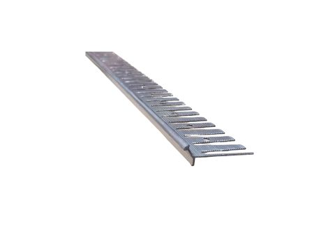 Profil schodowy KV do łuku kamienny dywan DRENAŻ naturalne aluminium 2,5m