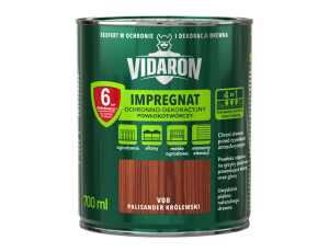 VIDARON Impregnat Ochronno-Dekoracyjny Powłokotwórczy 700ml palisander królewski V08