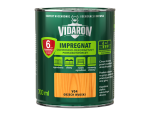 VIDARON Impregnat Ochronno-Dekoracyjny Powłokotwórczy 700ml orzech włoski V04