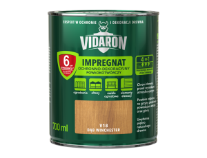 VIDARON Impregnat Ochronno-Dekoracyjny Powłokotwórczy 700ml dąb winchester V18