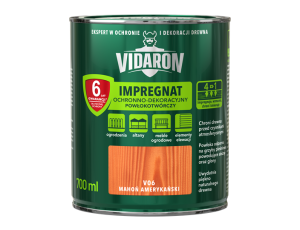 VIDARON Impregnat Ochronno-Dekoracyjny Powłokotwórczy 700ml mahoń amerykański V06