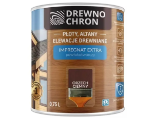 IMPREGNAT EXTRA POWŁOKOTWÓRCZY DREWNOCHRON 0.75L ORZECH CIEMNY