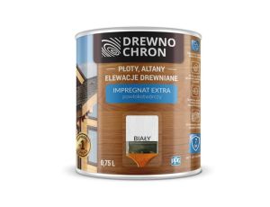 IMPREGNAT EXTRA POWŁOKOTWÓRCZY DREWNOCHRON 0.75L BIAŁY