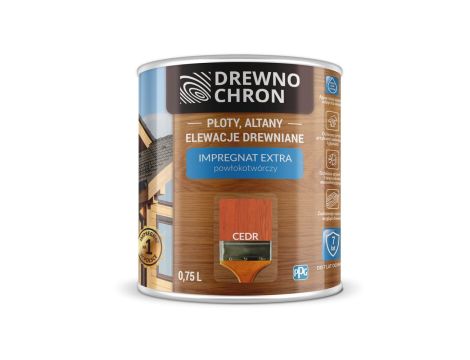 IMPREGNAT EXTRA POWŁOKOTWÓRCZY DREWNOCHRON 0.75L CEDR