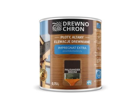 IMPREGNAT EXTRA POWŁOKOTWÓRCZY DREWNOCHRON 0,75L PALISANDER ŚREDNI