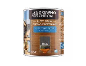 IMPREGNAT EXTRA POWŁOKOTWÓRCZY DREWNOCHRON 0,75L SZARY