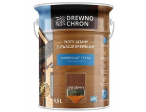 IMPREGNAT EXTRA POWŁOKOTWÓRCZY DREWNOCHRON 4,5L DĄB CIEMNY