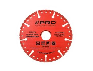 PRO TARCZA DIAMENTOWA SEGMENTOWA LUTOWANA PRÓŻNIOWO 125 X 22,2  PRO-WT151