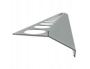Celox profil balkonowy okapowy Maxi prosty 2,5m anoda srebro