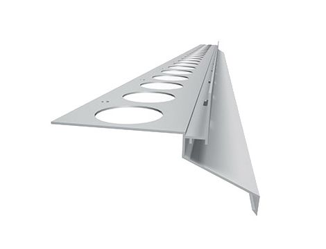 Profil okapowy  balkonowy DRIP PLUS prosty 2,5m