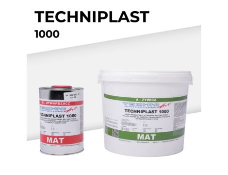 Techniplast 1000 - dwuskładnikowy lakier poliuretanowy mat 2KG