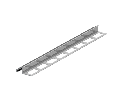 Listwa aluminiowa najazdowa skos "ASK"2,5m/10mm - 2