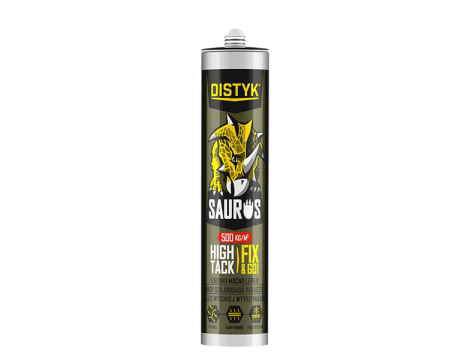 DISTYK KLEJ MONTAŻOWY SAURUS HIGH TACK 290ML 51910DEU1