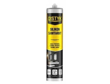 DISTYK SILIKON SANITARNY BIAŁY 280 ML  30212DPL