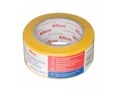 TAŚMA UNIWERSALNA STRONG DUCT  ŻÓŁTA  BEST-TAPES 48mm X 25MB  010 132